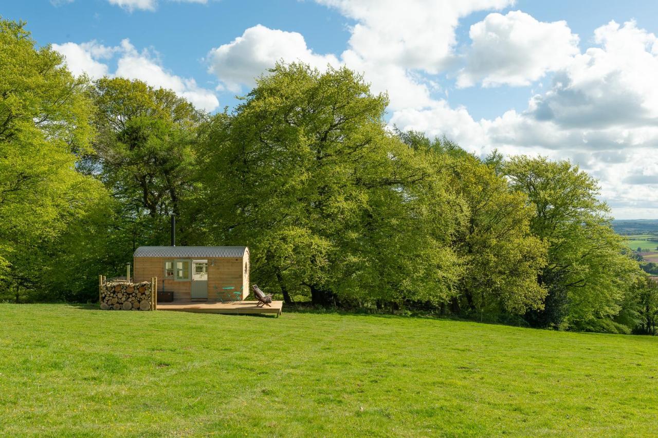 Tilbury Shepherd Huts With Hot Tubs Plus Holiday Cottages West Bagborough Екстериор снимка